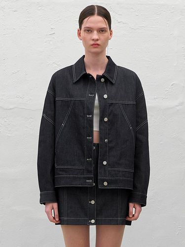 WILLOW SELVEDGE SET-UP DENIM JACKET(JK-2932) - Atelier Nain - Modalova