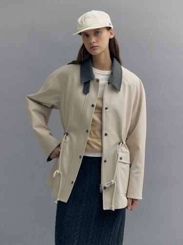 STRING WORK JACKET (ecru) - MOAT - Modalova