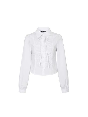 ELIN SHIRRING SHIRT white - PAIN OR PLEASURE - Modalova