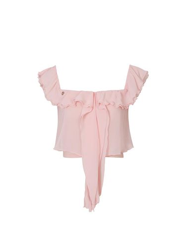 ROSALIE FRILL TOP pink - PAIN OR PLEASURE - Modalova