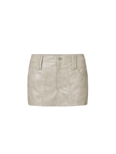 CIELO MINI SKIRT beige - PAIN OR PLEASURE - Modalova