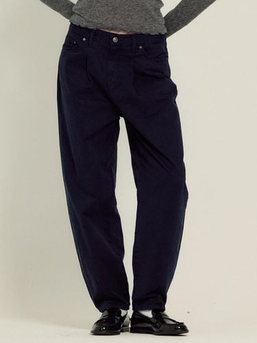 Curved Dyeing Pants (Navy) - sienne - Modalova