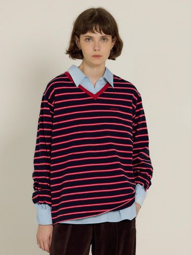 Collin Stripe T-shirt (Navy) - sienne - Modalova