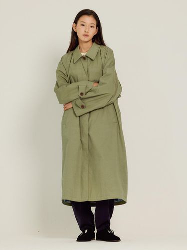 Row Trench Coat (Khaki) - sienne - Modalova