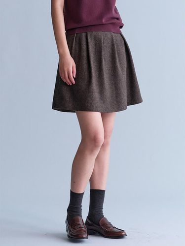 Wool Volume Mini Skirt (KE4927M01D) - kuho plus - Modalova