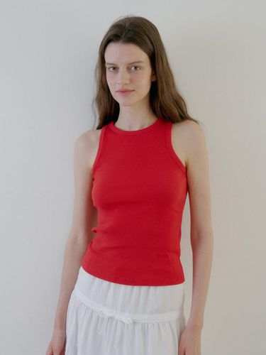 Exclusive] Ribbed Sleeveless Top - lettera - Modalova