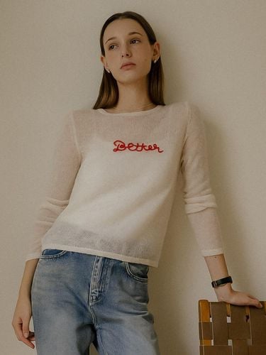 See-through better embroidered knitwear - KNOWN BETTER - Modalova