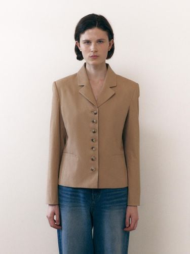 Button line jacket_Beige - Fabricology - Modalova