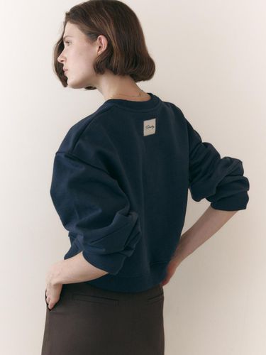 Volume sleeve sweat shirt_2color - Fabricology - Modalova