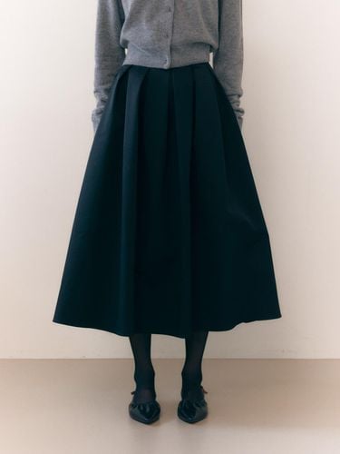 Flared full skirt_Black - Fabricology - Modalova