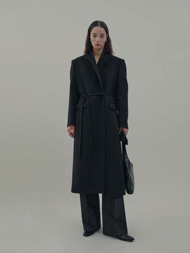 Wool Camel Over Coat (charcoal) - OWN FEATURE COLOUR.OFC - Modalova