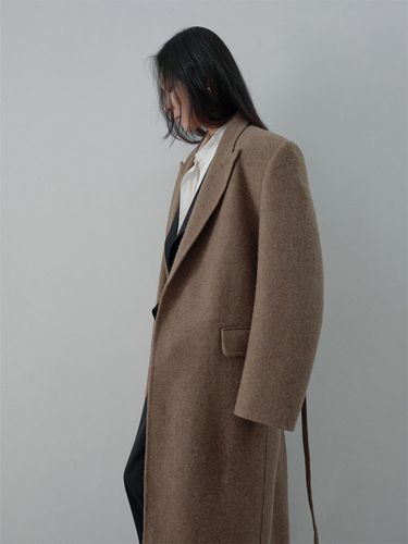 Wool Fur Over Coat (toffee brown) - OWN FEATURE COLOUR.OFC - Modalova