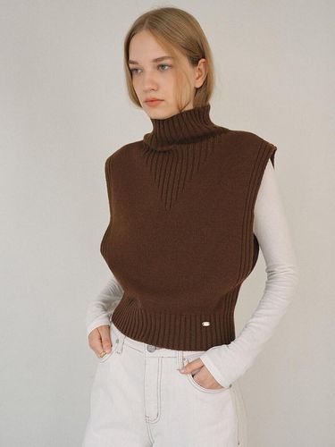 Turtleneck Knit Vest NEK4WVB32 - on&on - Modalova