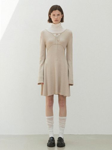 JENNA RIBBON KNIT DRESS(OP-6225) - Atelier Nain - Modalova