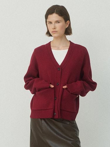 OUT POCKET WOOL CARDIGAN(CD-2146) - Atelier Nain - Modalova