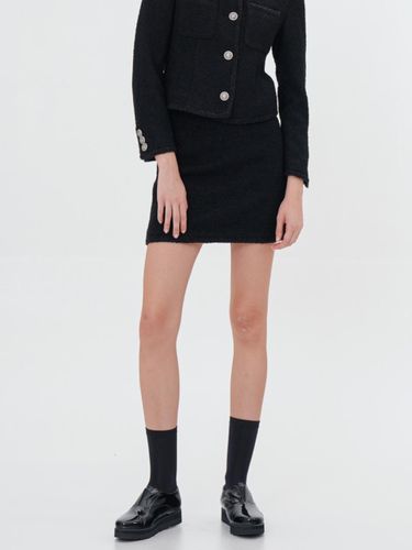 Tweed Mini Skirt _Black - ACUD - Modalova