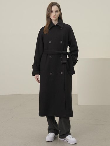 Cashmere Trench Coat _Black - ACUD - Modalova