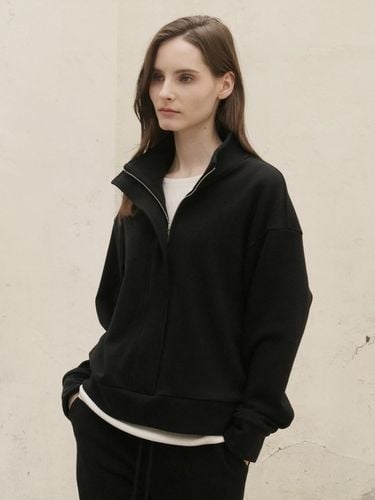 Terry Zip-up Sweatshirt _Black - ACUD - Modalova