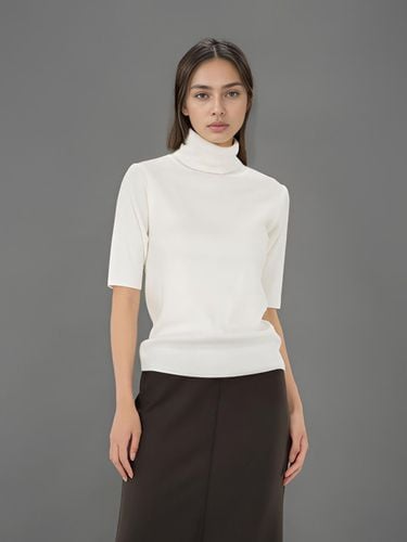 Turtle Neck Ribbed Knitwear - ACUD - Modalova