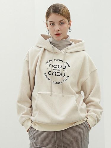 Boucle Logo Hoodie _Light Beige - ACUD - Modalova