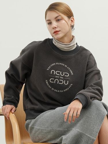 Boucle Logo Sweatshirt _Grey - ACUD - Modalova