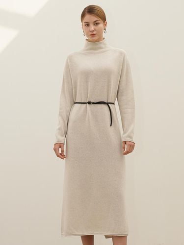 High-neck Cashmere Knit Dress - ACUD - Modalova