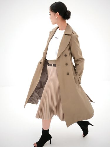 Light Trench Coat _Beige - ACUD - Modalova