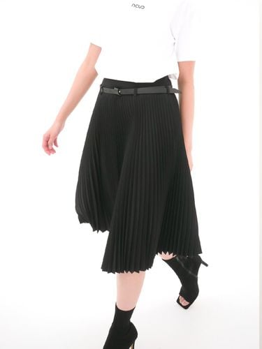 Banding Pleated Skirt _Black - ACUD - Modalova