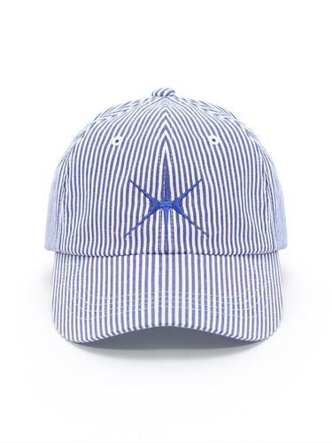 Hatch Stripe Cap (Blue) - YUNSE - Modalova