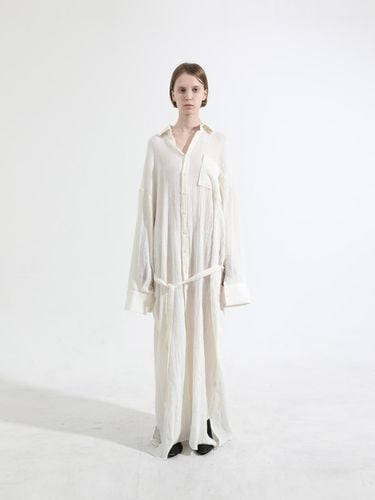 OVERSIZED MAXI SHIRT - AMU - Modalova