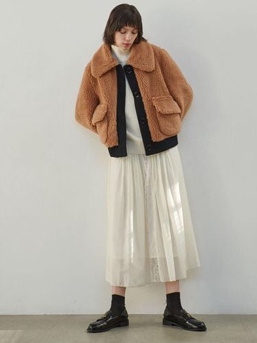 CAPE COLLAR DUMBLE FUR JACKET - MITTE - Modalova