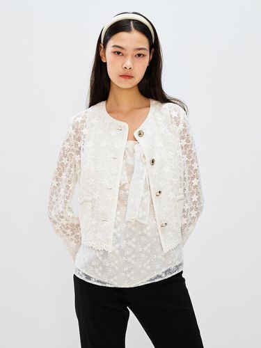 Scallop Lace Jacket WH_C242MSF701 - CCclub - Modalova