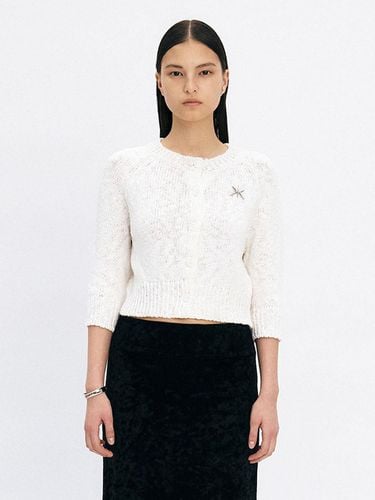 Eco Linen Cardigan (White) - YUNSE - Modalova