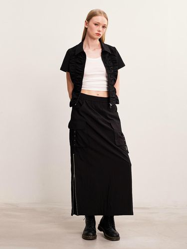 Cargo BANDING long skirt BK_C242MSD713 - CCclub - Modalova