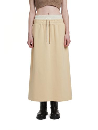 Double Waist Cotton-Polyester Lounge Skirt [] - Trunk Project - Modalova