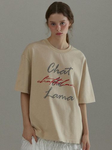 PIGMENT OVERSIZED FIT T-SHIRT [] - chat de lama - Modalova