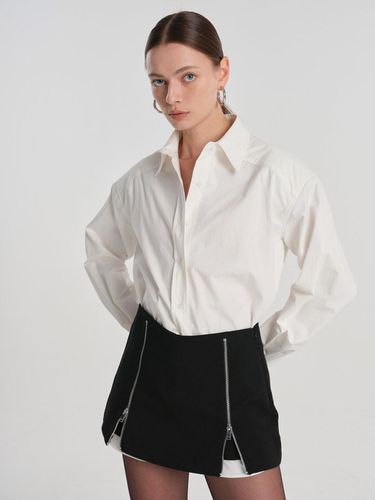 Minimal Boxy Shirt - White - MAGJAY - Modalova