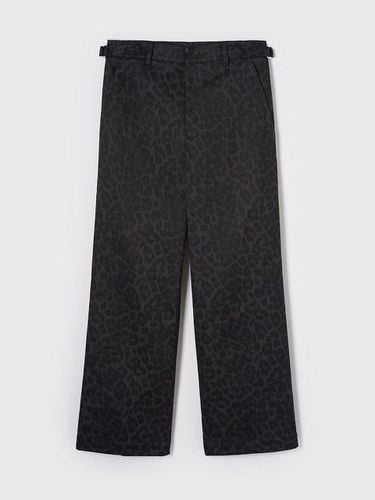 UNISEX] Wide Leopard Pants (Leopard) - YUNSE - Modalova