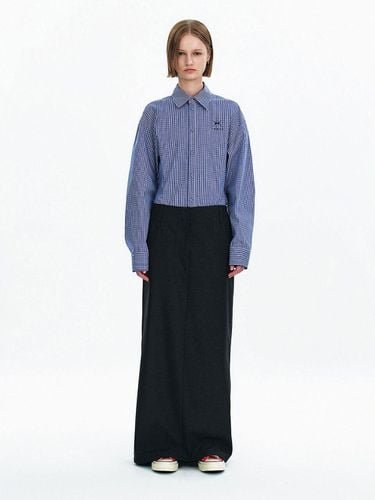 Base Long Skirt (Charcoal) - YUNSE - Modalova