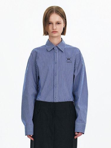 Hatch Shirt (Check Blue) - YUNSE - Modalova