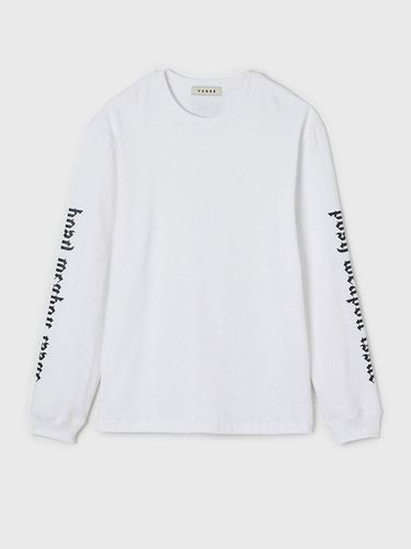 UNISEX] Pigment Long Sleeve (White) - YUNSE - Modalova