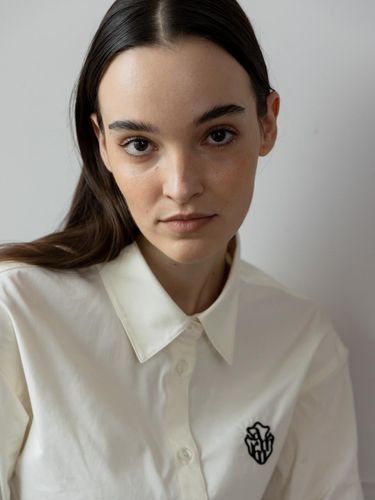 Beige Embroidery Shirts - AMARI ROMATA - Modalova