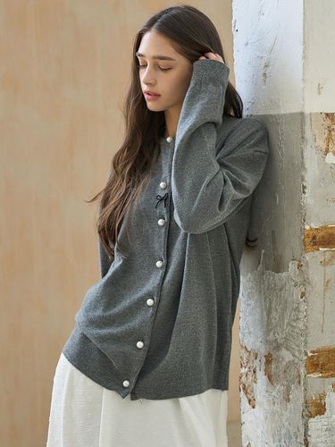 PEARL ROUND CARDIGAN_GRAY - MITTE - Modalova