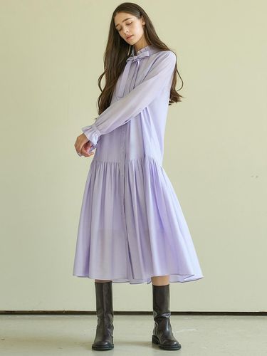 FRILL RIBBON TIERED DRESS - MITTE - Modalova