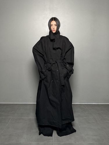 FW24 UNISEX OVERSIZED LONG TRENCH COAT # - AMU - Modalova