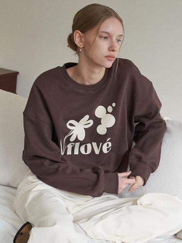 FLOVE LOVE SWEATSHIRT_Brown - flove - Modalova