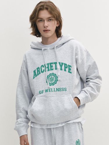 Archi Type Print Men's Hoodie - GRAYDATION - Modalova