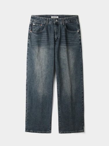 DPT_001 Damage Washed Denim Pants - INDUST - Modalova