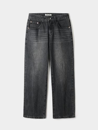 DPT_003 Damage Washed Denim Pants - INDUST - Modalova