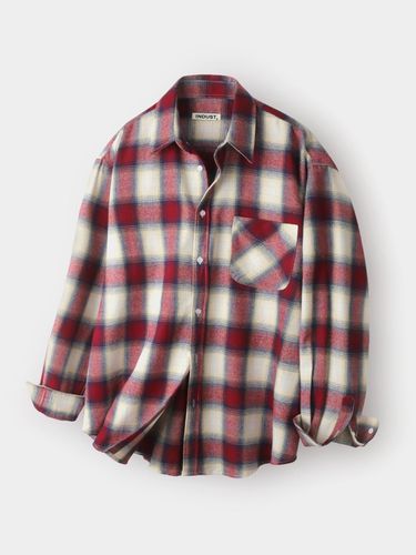 Ray Check Shirt Red - INDUST - Modalova